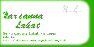marianna lakat business card